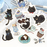 BGM Flakes Seal Welcome Meow! - Café Kuroneko