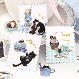 BGM Flakes Seal Welcome Meow! - Café Kuroneko