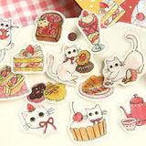 BGM Flakes Seal Welcome Meow! - Café Shironeko