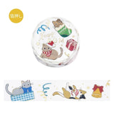 BGM Masking Tape Limited Edition Christmas - Christmas with Cats