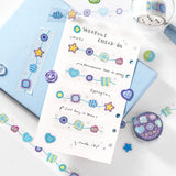 BGM Clear Tape Colorful Button