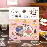 BGM Flakes Seal Mini Mini Animals: Strawberry