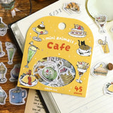 BGM Flakes Seal Mini Mini Animals: Cafe