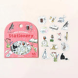 BGM Flakes Seal Mini Mini Animals: Stationery