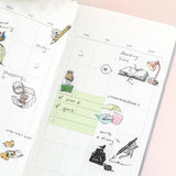 BGM Flakes Seal Mini Mini Animals: Stationery