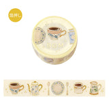 BGM Foil Stamping Masking Tape Afternoon Tea Set