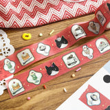 BGM Foil Stamping Masking Tape Black Cat Cafe: Cafe Frame
