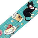 BGM Foil Stamping Masking Tape Black Cat Cafe: Cafe Stroll