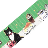 BGM Foil Stamping Masking Tape Black Cat Cafe: Cafe Table