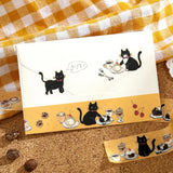 BGM Foil Stamping Masking Tape Black Cat Cafe: Sweets Time