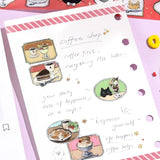 BGM Foil Stamping Masking Tape Black Cat Cafe: Today's Menu