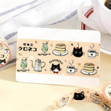 BGM Foil Stamping Masking Tape Black Cat Cafe: Welcome