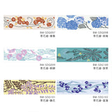 BGM Foil Stamping Masking Tape Flower Compendium: Iris
