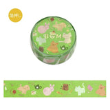 BGM Foil Stamping Masking Tape Animal Carnival
