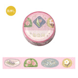 BGM Foil Stamping Masking Tape Flower Brooch
