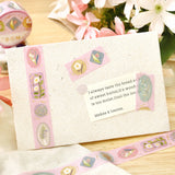 BGM Foil Stamping Masking Tape Flower Brooch
