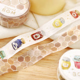 BGM Foil Stamping Masking Tape Grand Honeycomb