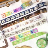 BGM Foil Stamping Masking Tape Midnight Bookshelf