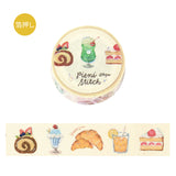BGM Foil Stamping Masking Tape Pienistitch - Little Café
