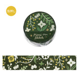BGM Foil Stamping Masking Tape Pienistitch - Little Flowers