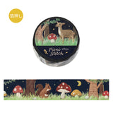 BGM Foil Stamping Masking Tape Pienistitch - Little Forest