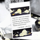 BGM Foil Stamping Masking Tape Sky Encyclopedia: Moonlit Night