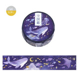 BGM Foil Stamping Masking Tape Sky Encyclopedia: Night Calm