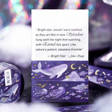 BGM Foil Stamping Masking Tape Sky Encyclopedia: Night Calm