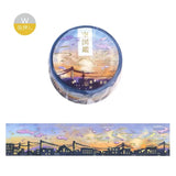 BGM Foil Stamping Masking Tape Sky Encyclopedia: Sunset