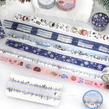BGM Winter Masking Tape Snowy Night