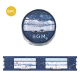 BGM Winter Masking Tape Snow Sleeping Train