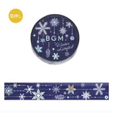 BGM Winter Masking Tape Snowy Night