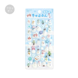 BGM Seat Seal Kyururun Seal : Fluffy Snowman