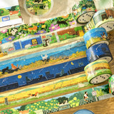BGM Masking Tape Travels with Cats: Starry Night Whispers