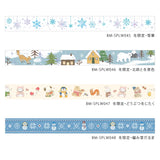 BGM Masking Tape Winter Limited Edition : Knitted Snowman
