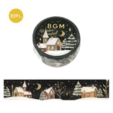 BGM Masking Tape Winter Limited Edition : Snowy Night