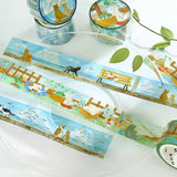 BGM Clear Tape Summer Limited Seaside & Cats
