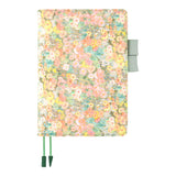 HOBONICHI TECHO 2024 A5 Liberty Fabrics Hollyhocks Orange (Cover Only)