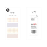 SUATELIER Sticky Memo Daily Plan 65 Checkered 4