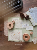 NOVE a. Round Rubber Stamp Four Seasons