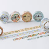 MT EX Washi Tape World Climates & Oceanic Currents