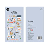 SUATELIER Daily Deco Sticker Fish Market