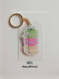 SOURTEAHOUSE Keychain Macarons