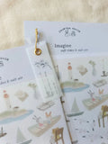 SOURTEAHOUSE Washi Sticker Soft Tides & Salt Air