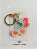 SOURTEAHOUSE Keychain Tomato Veins