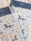 SOURTEAHOUSE Washi Sticker Carnival Stardust