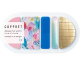 COFFRET Cosmetic Motif Sticker ROUND Pink Float