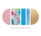 COFFRET Cosmetic Motif Sticker ROUND Pink Float