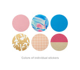 COFFRET Cosmetic Motif Sticker CIRCLE Pink Float