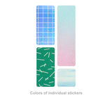 COFFRET Cosmetic Motif Sticker BAR Forest Green